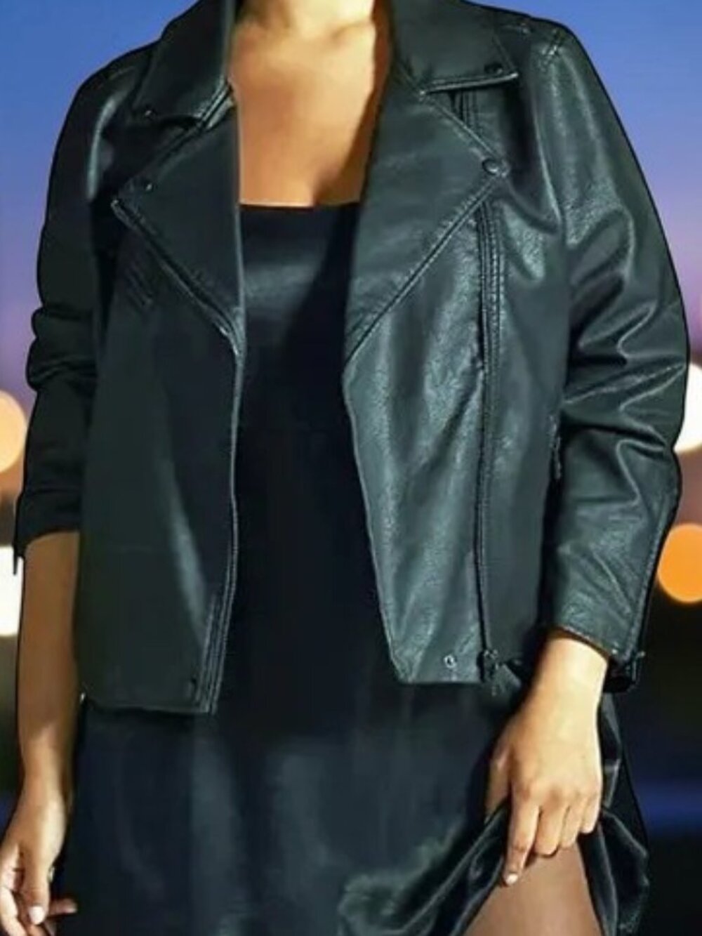 Blank NYC Night Moves Vegan Leather Jacket - NEW! 3X - Edgy & Awesome